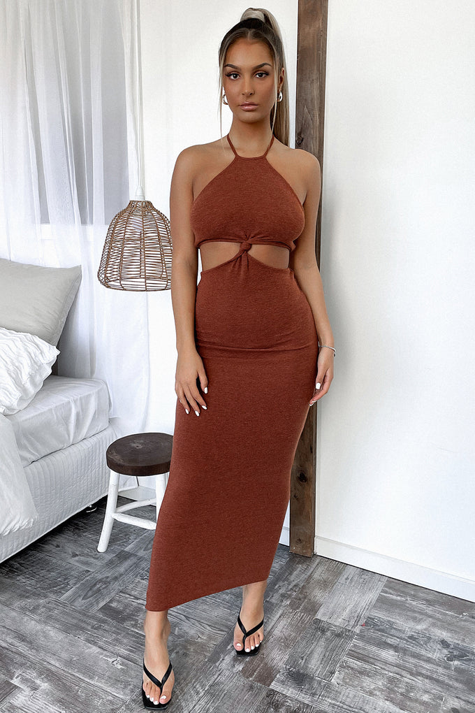 Russo Maxi Dress - Brown