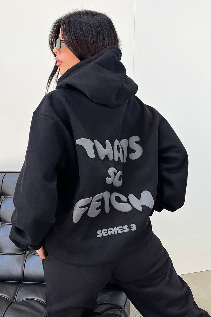 Series Hoodie Black – Thats So Fetch AU - Main Image