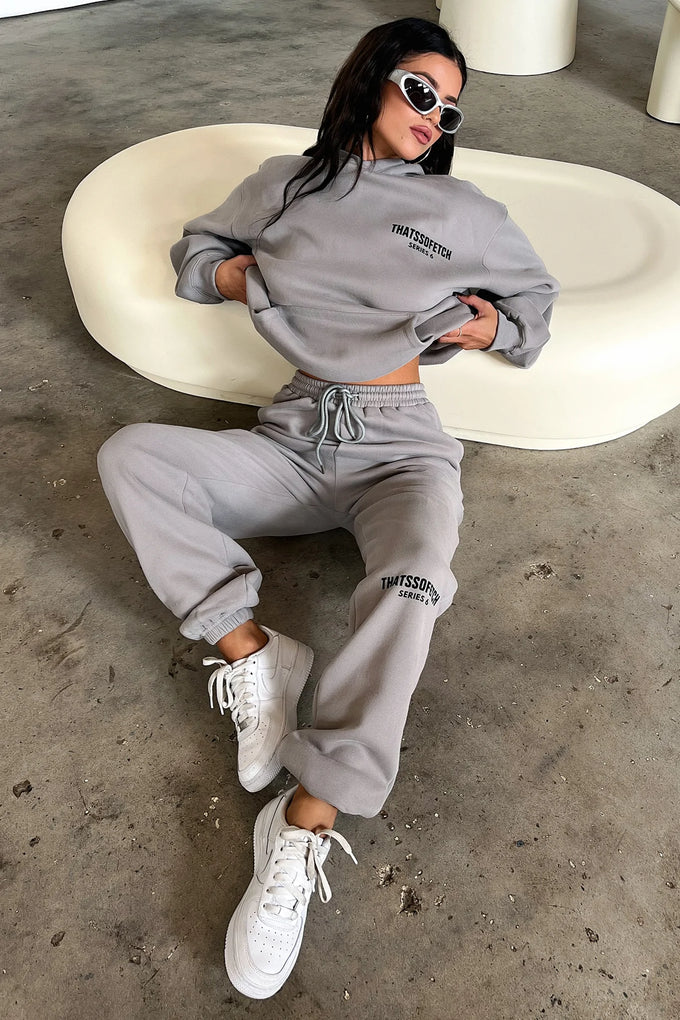 Grey 2025 girl sweatpants