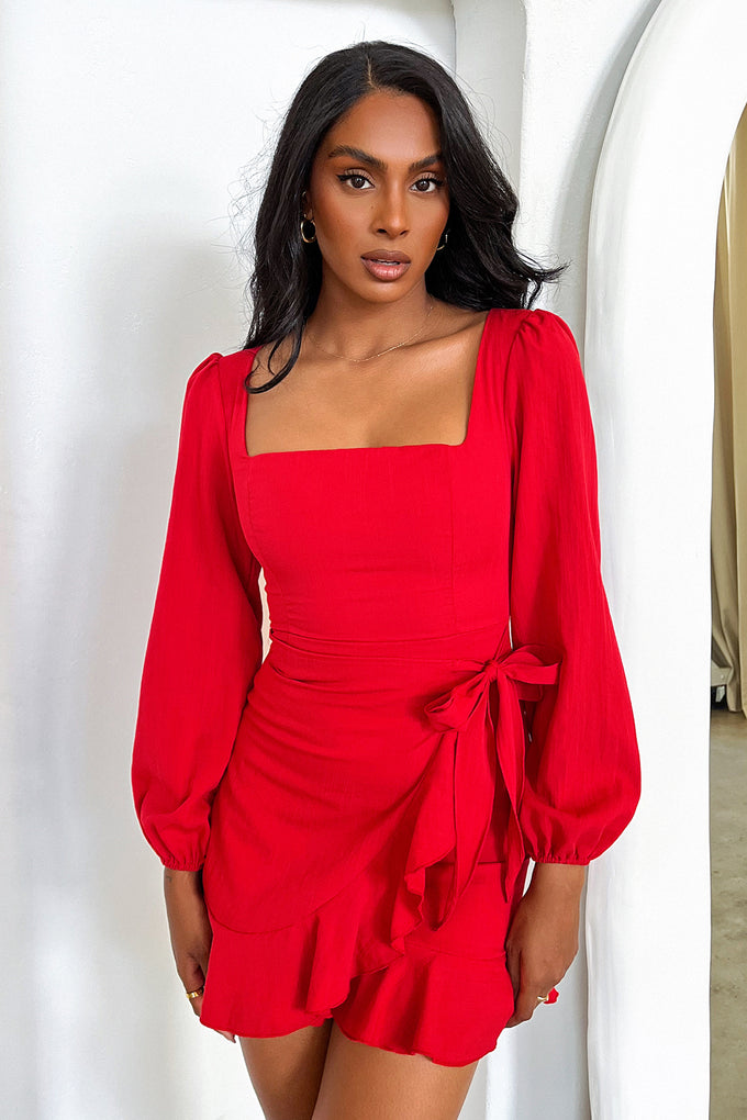 Silvana Dress - Red