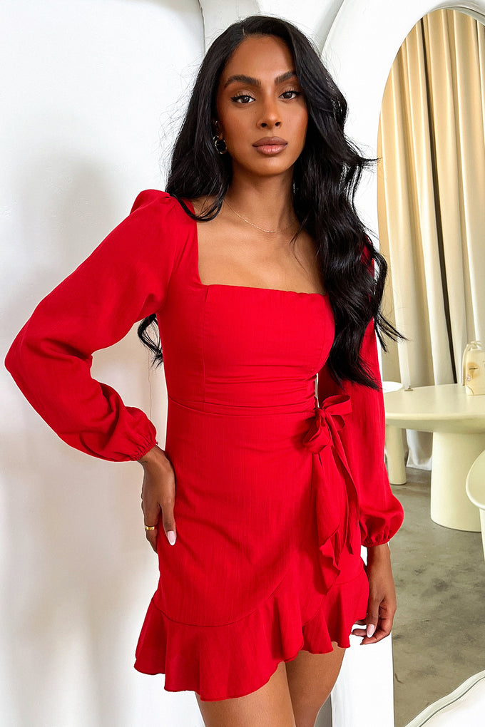 Silvana Dress - Red