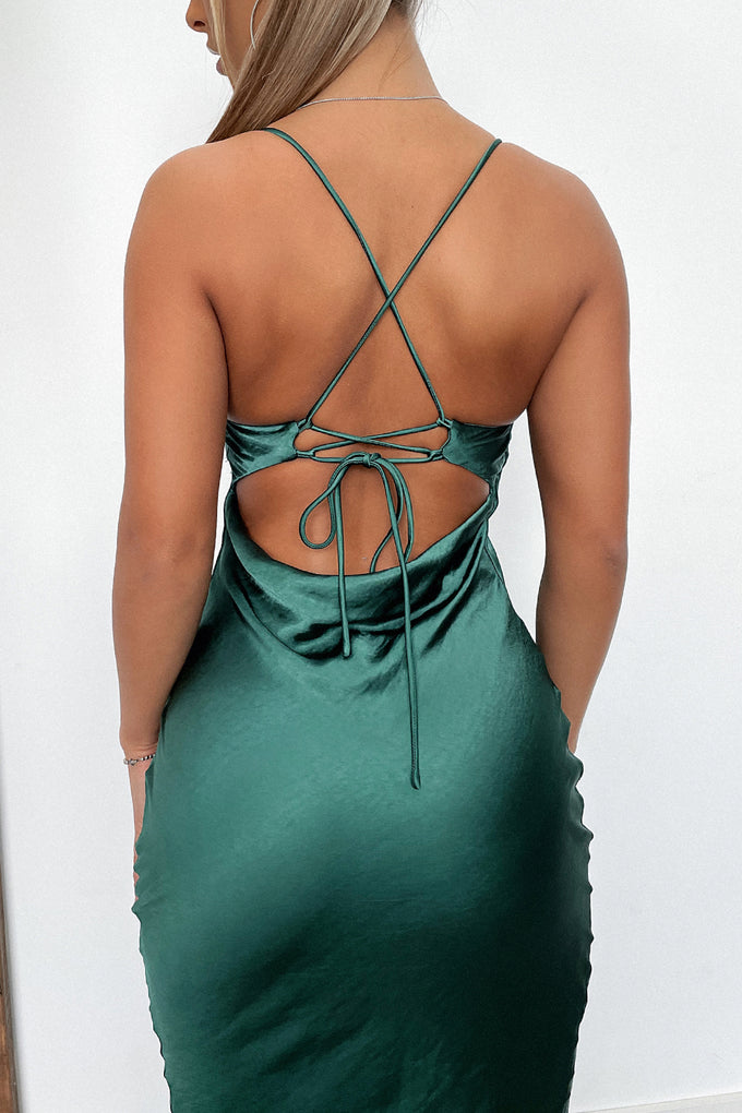 Ways Midi Dress - Emerald